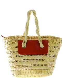 Straw Shoulder Bag Large Shopping Market Handbag Beach Picnic Women's Tote Basket